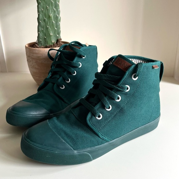 BANGS Teal Canvas High-Tops - Picture 10 of 15